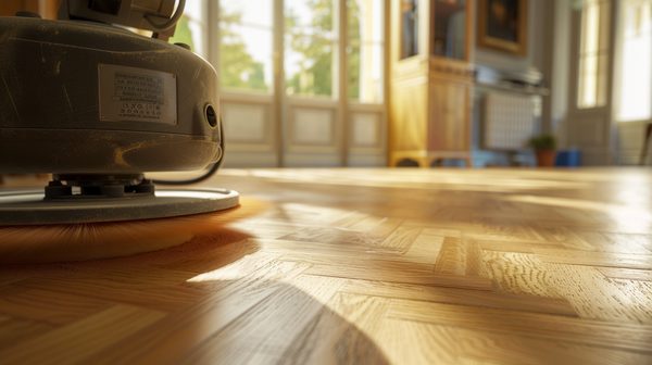 Ponçage sans poussière de parquet: solution propre et efficace